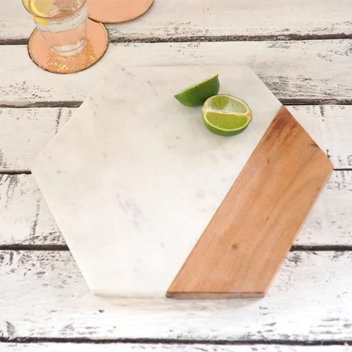 Marble Wood Chopping Board