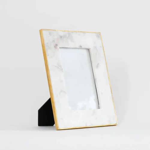 Marble Brass Photo Frame