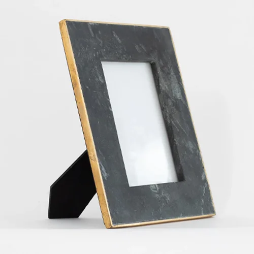 Marble Brass Photo Frame