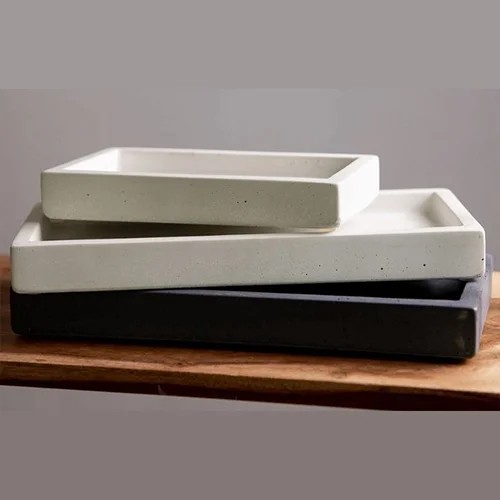 Marble Brass Service Tray