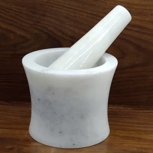 Marble Mortar Pestle