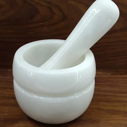 Marble Mortar Pestle